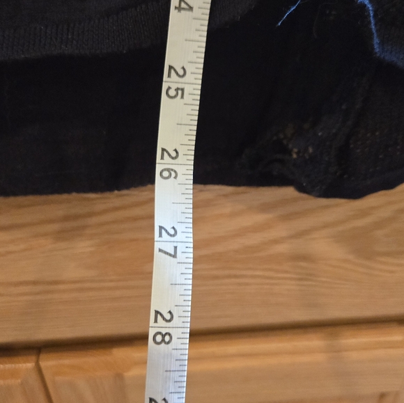 Lucky Brand Navy Long Sleeve Top with Lace detail Size Large - Picture 14 of 16